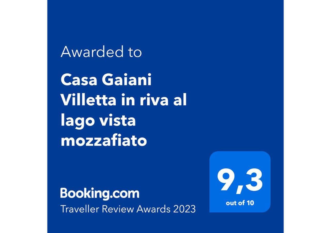 Casa Gaiani Villetta In Riva Al Lago Vista Mozzafiato 바라노볼기 외부 사진